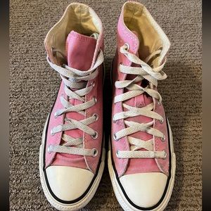 Pink High Top Converse